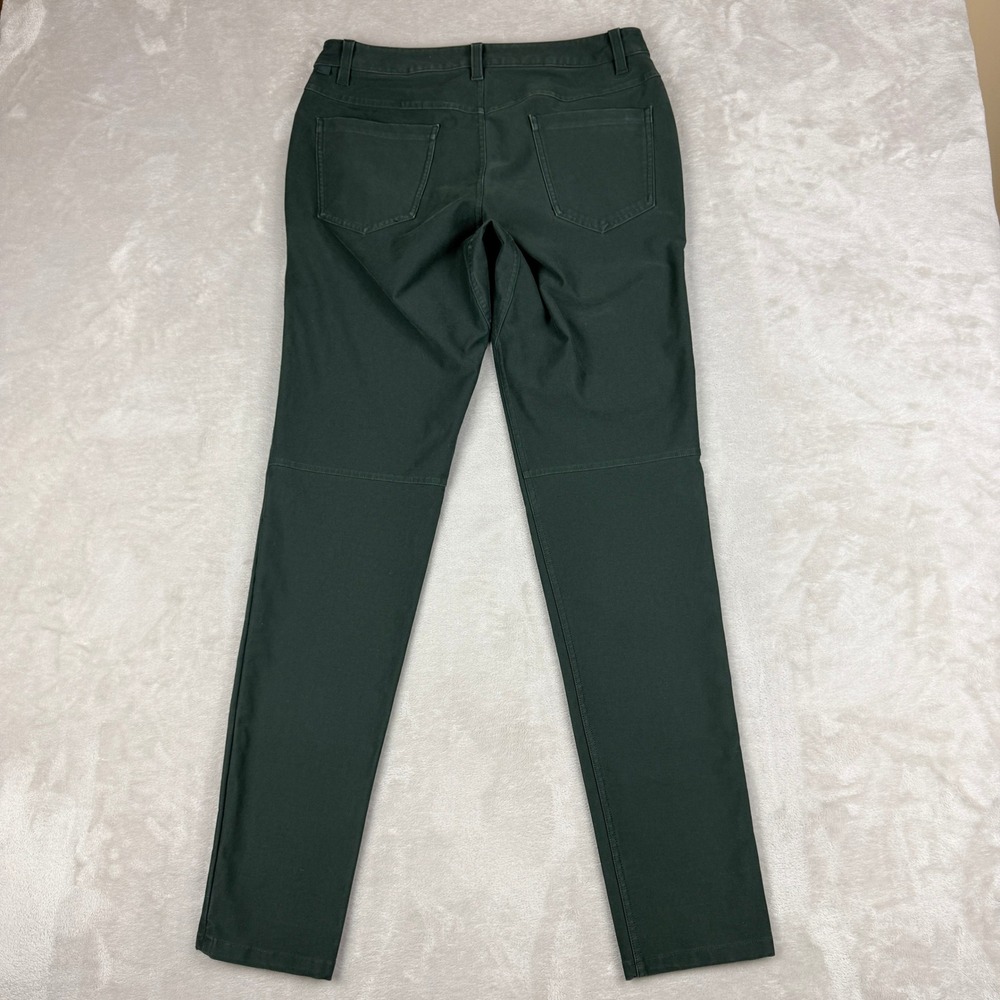 Lululemon ABC Slim Pant Men 31 Dark Green Utilitech 5-Pocket Commuter Preppy EUC - Picture 5 of 14
